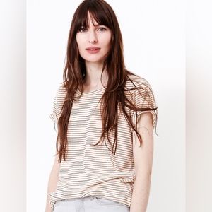 Jungmaven® Pocket Tee in Double-Stripe / MEDIUM / RED BLUE STRIPE